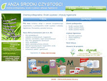 Tablet Screenshot of anza-biuro.pl